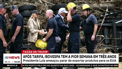 Tarifa de Trump faz Ibovespa ter pior semana em três anos