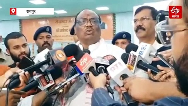 'लाठी' पर सियासत, बृजमोहन अग्रवाल का कांग्रेस पर पलटवार, कहा- कांग्रेस का काम केवल गुंडागर्दी करना