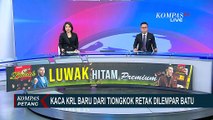 Kaca KRL Baru dari Tiongkok Retak Dilempar Batu, Pelaku Masih di Bawah Umur
