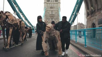 Wild animals on the loose! "The Herds" art project