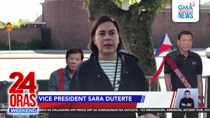 VP Sara Duterte sa confidential funds: "my explanations will be in my own time"; kumalat na litrato umano ni FPRRD, edited | 24 Oras Weekend