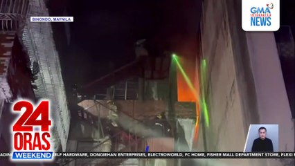 Gusali sa Binondo, nasunog; ilang residente, lumikas | 24 Oras Weekend