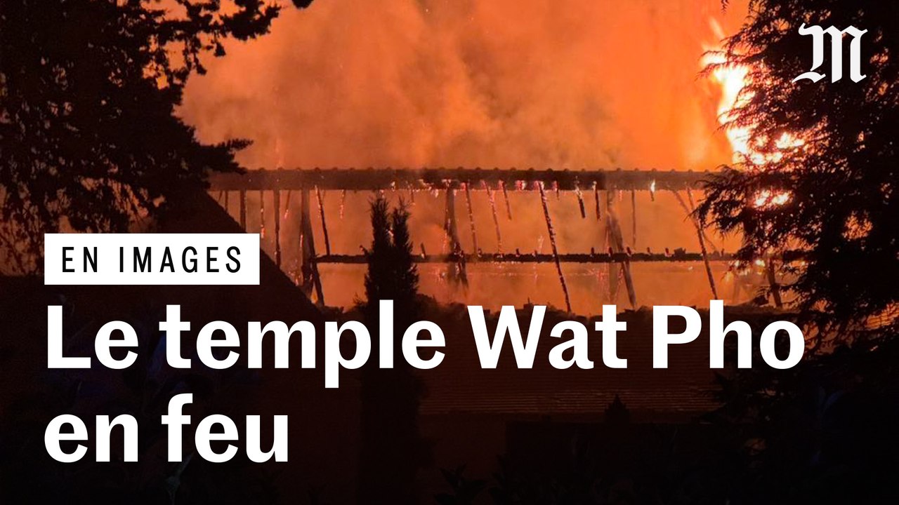Le plus grand temple bouddhiste de France en partie détruit par un incendie