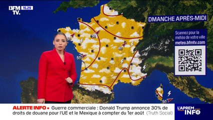 La météo pour ce dimanche 13 juillet 2025