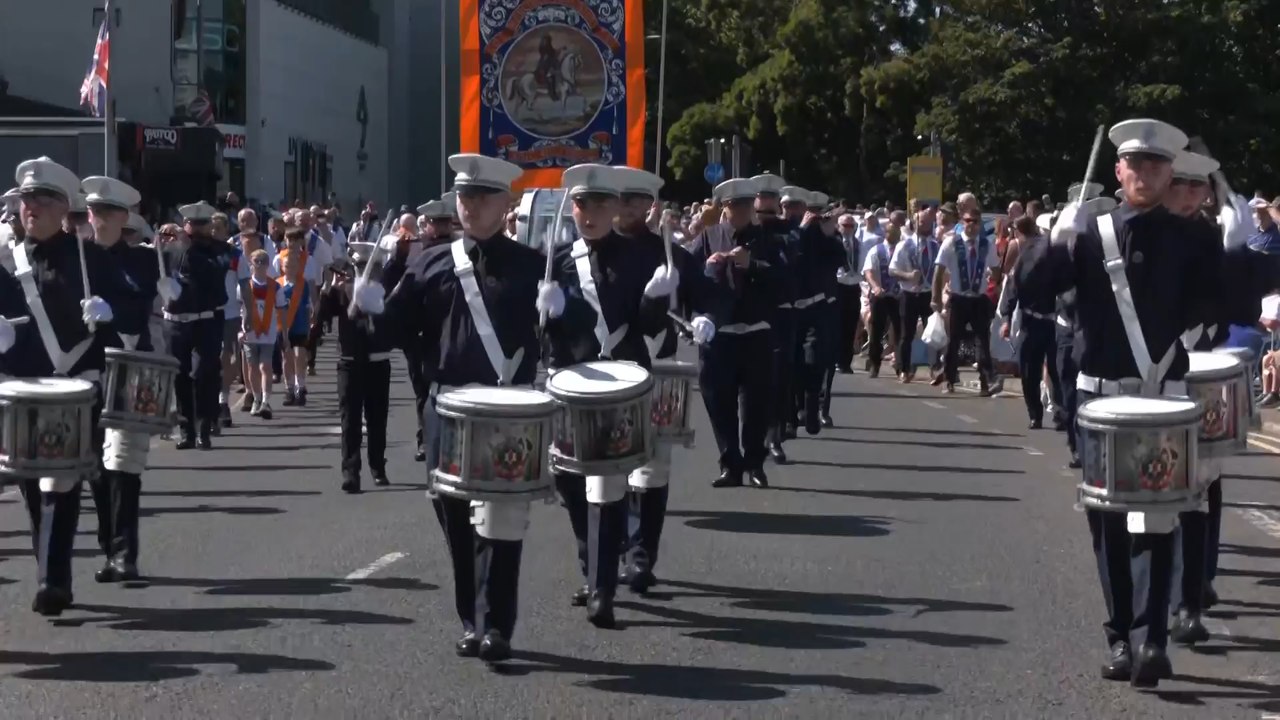 WATCH: Parades get underway across Northern Ireland for the annual Twelfth of July celebrations