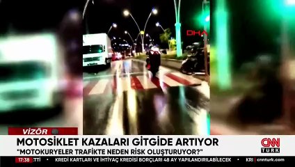Motosiklet kazaları gitgide artıyor