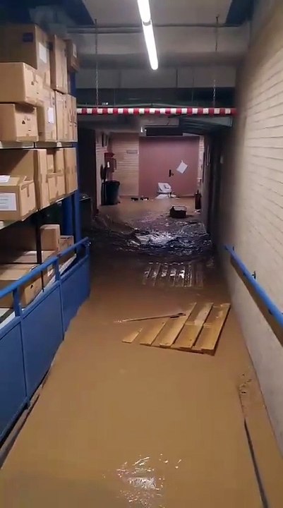 El Hospital de Vilafranca, inundado