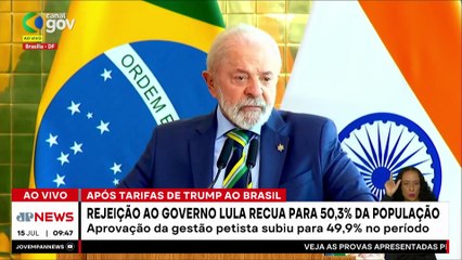 Pesquisa Atlas: Governo Lula é desaprovado por 50,3% da população; Ghani, Deysi e Trindade analisam