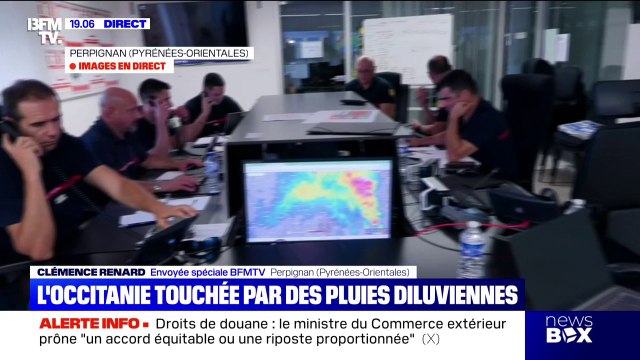 On suit les précipitations en direct : le département des Pyrénées-Orientales est touché par des pluies diluviennes