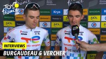 Burgaudeau et Vercher after the race - Stage 8 - Tour de France 2025