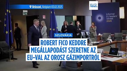 Szlovákia keddig meg akar egyezni az EU-val az orosz gázimportról