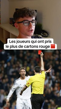 Les joueurs qui ont pris le plus de cartons rouge 🟥 #quiz #foot #football