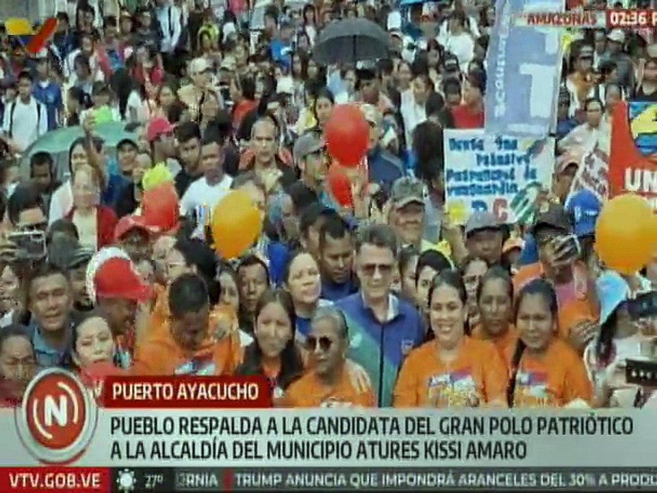 Amazonas | Pueblo organizado acompañó el inicio de la campaña electoral de los candidatos del GPP
