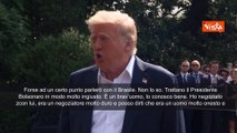 Trump: Dazi del 50% al Brasile? Trattano male Bolsonaro, è un uomo onesto
