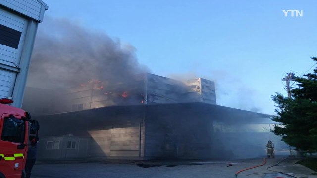 경북 의성 도정 공장에 불...인명 피해 없어 / YTN