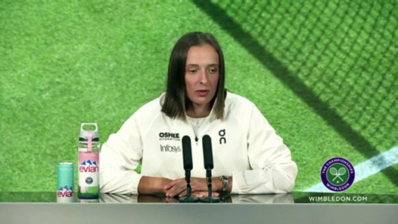 Wimbledon 2025 - Iga Swiatek : "Le tennis continue de me surprendre, et je continue de me surprendre moi-même"