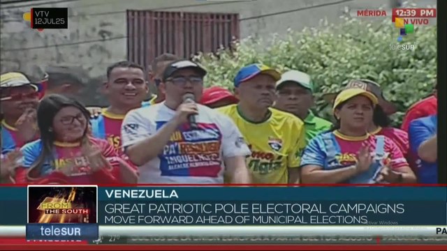 Venezuela mobilizes: Great Patriotic Pole launches mass campaign for July 27 municipal elections!