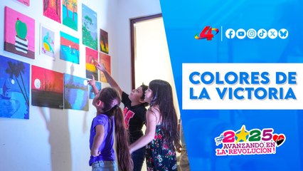 🖼️🎉 "Colores de la Victoria": Más de 300 obras que honran la R evolución en Managua 🇳🇮