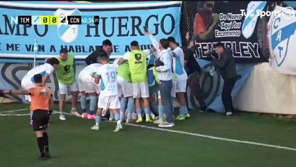 Central Norte perdió con Temperley 1 a 0: el gol de Lucas Gaona