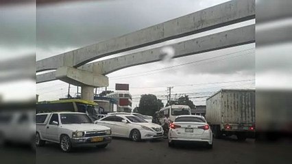 Caos vial en Santiago tras reapertura por obras del monorriel