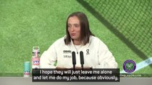 'Leave me alone' - Swiatek fires back at media following historic Wimbledon win