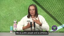'Leave me alone' - Swiatek fires back at media following historic Wimbledon win