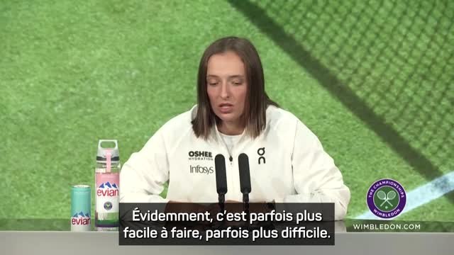Wimbledon - Iga Swiatek : J'espère que les médias me laisseront tranquille
