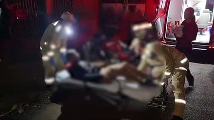 Motociclista fica ferido em acidente  na Rua Indianápolis