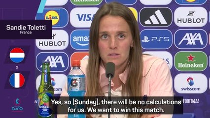 'We want to win' - France focused on victory, not Group D calculations