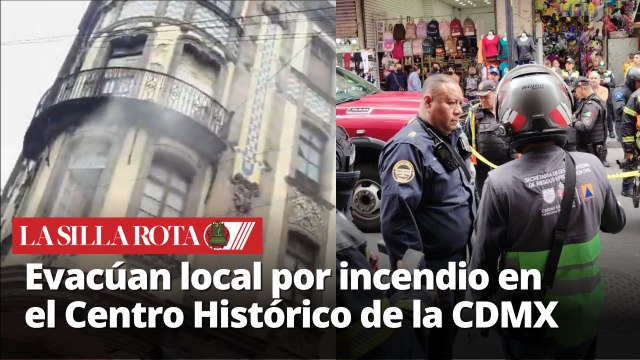 Incendio en negocio de bisutería desata movilización en Correo Mayor y Venustiano Carranza