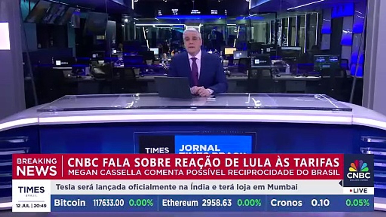 A reciprocidade do Brasil às tarifas dos EUA e alfinetada de Lula em Trump | CNBC BREAKING