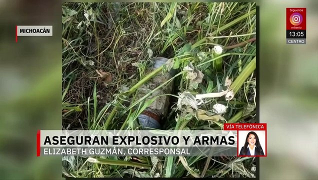 Autoridades de Michoacán realizan operativos; aseguran armas
