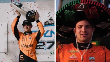Pato O'ward celebra victoria con sombrero de charro y poniendo a México en alto: "Significa que ganamos"