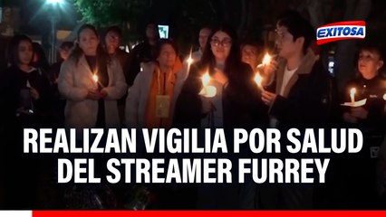 Accidente de Furrey: Fanáticos y familiares del streamer realizan vigilia