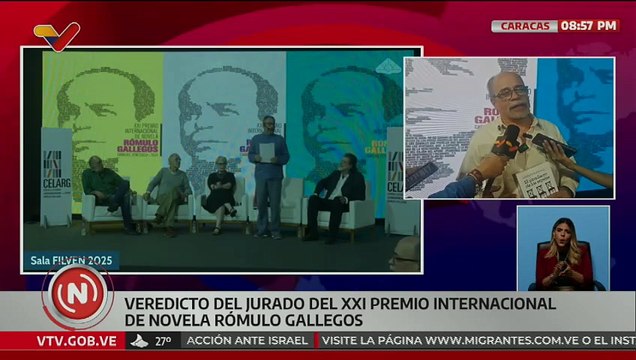El Simulacro de los Espejos de Vicente Battista gana el Premio Internacional Rómulo Gallegos