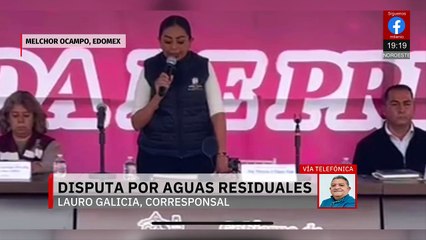 Escala disputa por aguas residuales en Melchor Ocampo, Edomex
