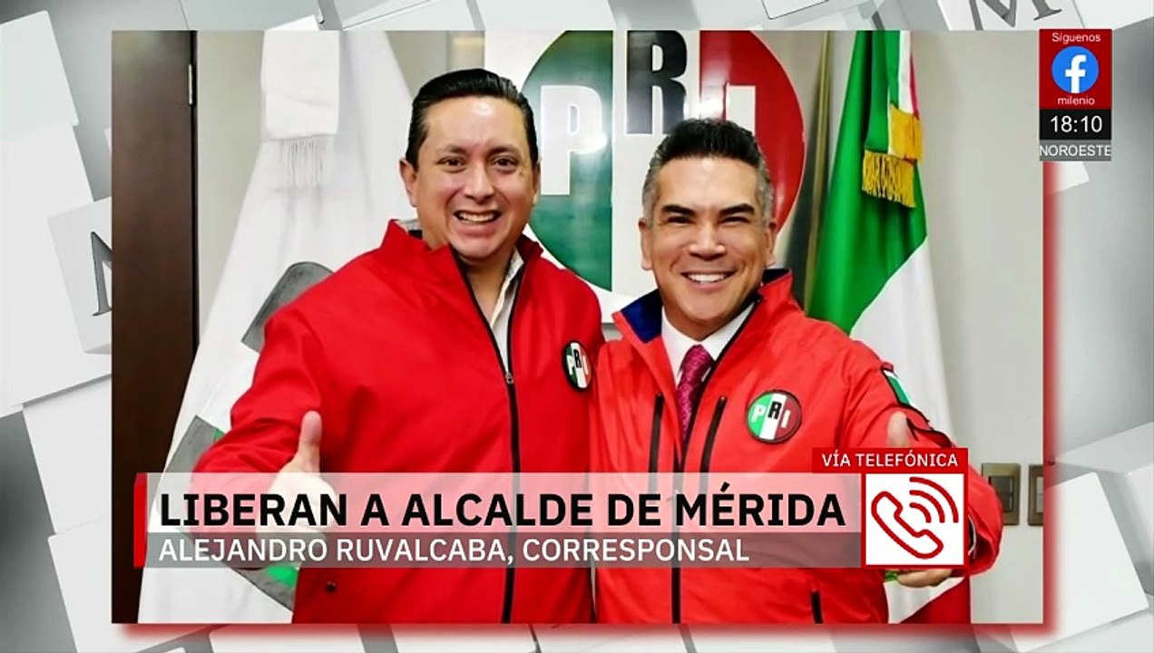 Líder del PRI en Mérida queda libre tras audiencias; usará brazalete en proceso judicial