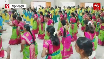 திருச்செந்தூர் கோயிலில் வள்ளி கும்மி ஆட்டம்; பரவசமடைந்த பக்தர்கள்!