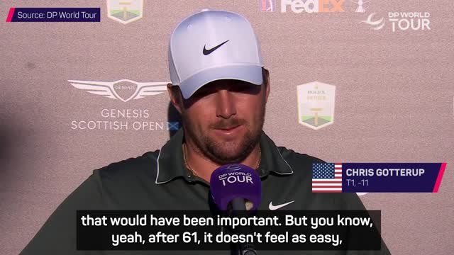 'Going to take a good round' - Gotterup eyes Scottish Open glory