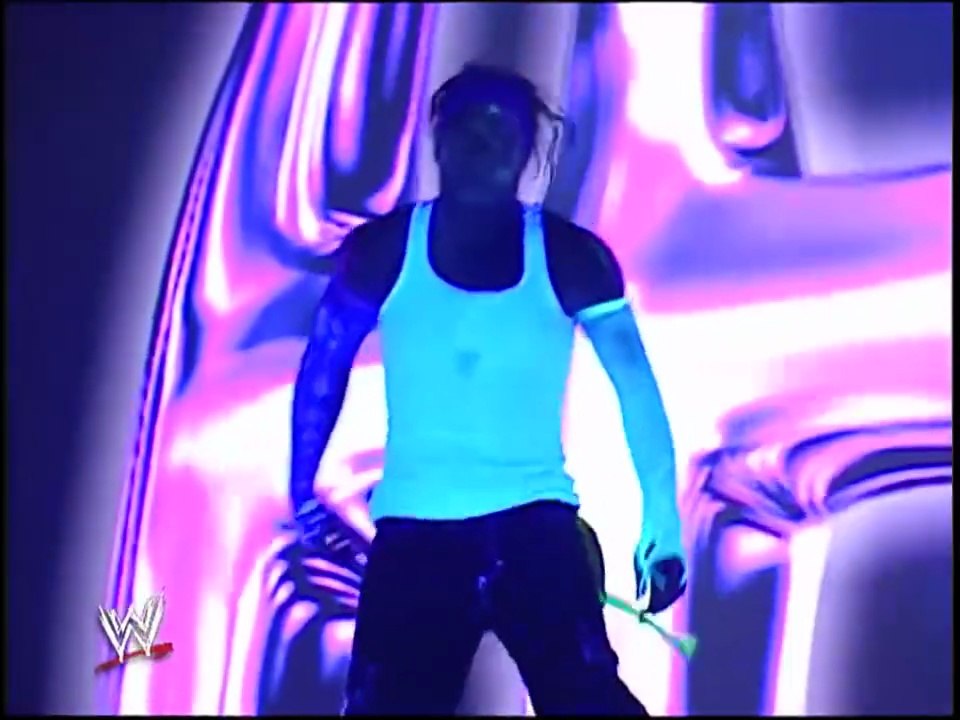 07.22.2002 WWE RAW Jeff Hardy vs Rob Van Dam Title vs Title Ladder Match