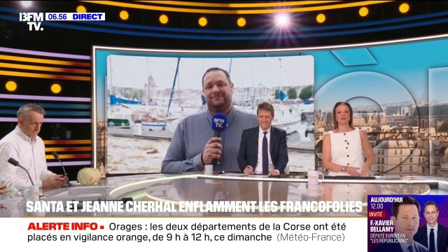 Santa et Jeanne Cherhal enflamment les Francofolies à La Rochelle