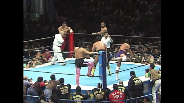 Kengo Kimura, Shiro Koshinaka & Masashi Aoyagi vs. Genichiro Tenryu, Akitoshi Ishikawa & Koki Kitahara (11/23/1992)
