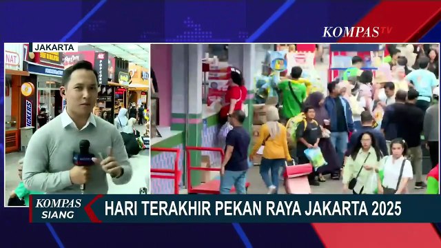 Suasana Ramai Pengunjung di Hari Terakhir Pekan Raya Jakarta 2025 | KOMPAS SIANG