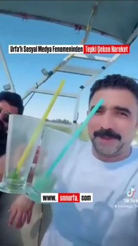 Şanlıurfa’nın Birecik ilçesinde sosyal medya platformu TikTok’ta “Emin Ağa” ismiyle tanınan M.E.C. isimli şahıs, tekne turu sırasında Fırat Nehri’ne plastik bardak atarken çektiği görüntüler nedeniyle büyük tepki topladı.