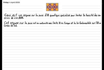 Un organe sur la puce hypothétique pour l’examen des vaccins