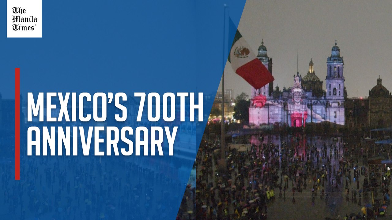 Mexico City celebrates the 700th anniversary of its founding as the ancient Mexican capital