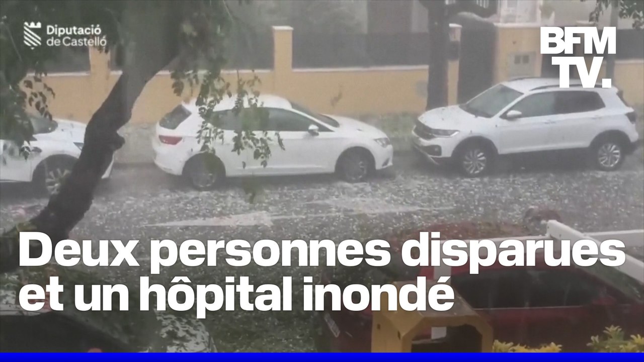 Des inondations, causées par de fortes précipitations, ont frappé le nord-est de la Catalogne en Espagne