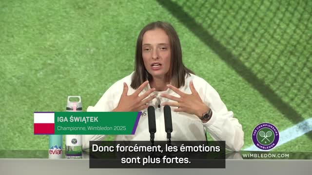 Wimbledon - Swiatek après son sacre : "Je devais me le prouver à moi-même"