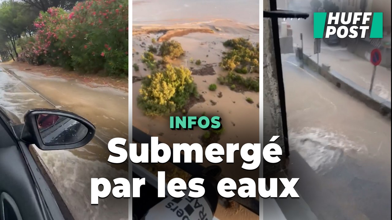 Les images impressionnantes des pluies diluviennes en France et en Espagne