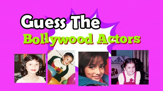 Guess the Bollywood Celebrities by Their Childhood Photos! | Bollywood Quiz 2025